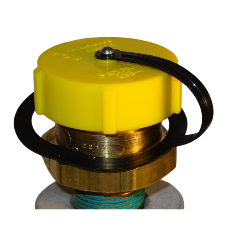 (033-426) Hyperkinetics Cap without Strap for the 1¾ ACME Fitting - Yellow
