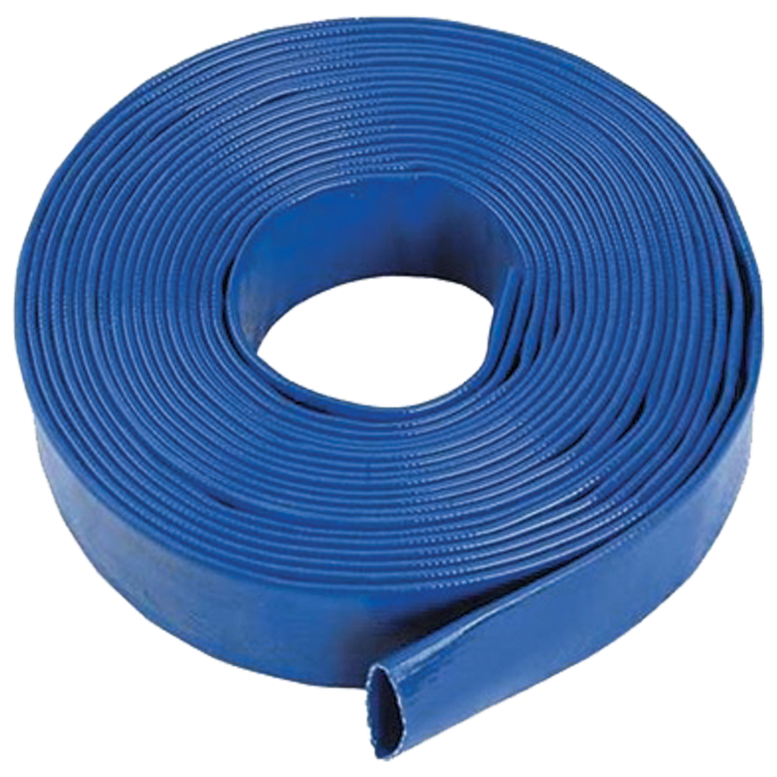 13030815 | Hose-Pvc Lay Flat 10 Blue Discharge