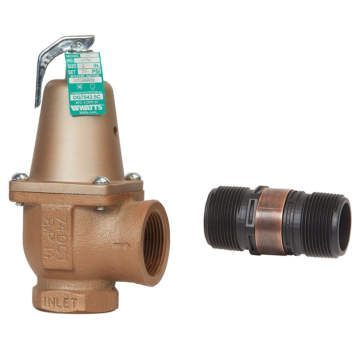 WWF382821 (Watts) | 1 740 075 FS | Relief Valves | 1 x 1-1/4