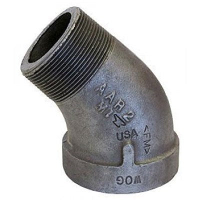 310514203 (Anvil) | GL Stre 1-1/4 A XH | 1-1/4" Extra Heavy Malleable Iron 45° Street Elbow