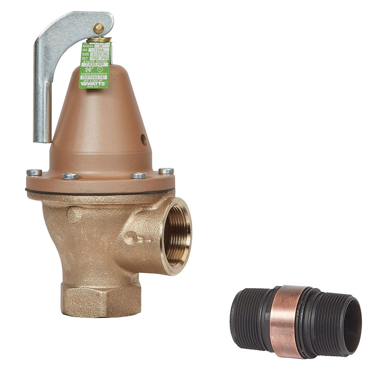 WWF121547 (Watts) | 1 1/2 LF174A 125 FS | Relief Valves | 1-1/2 x 1-1/2