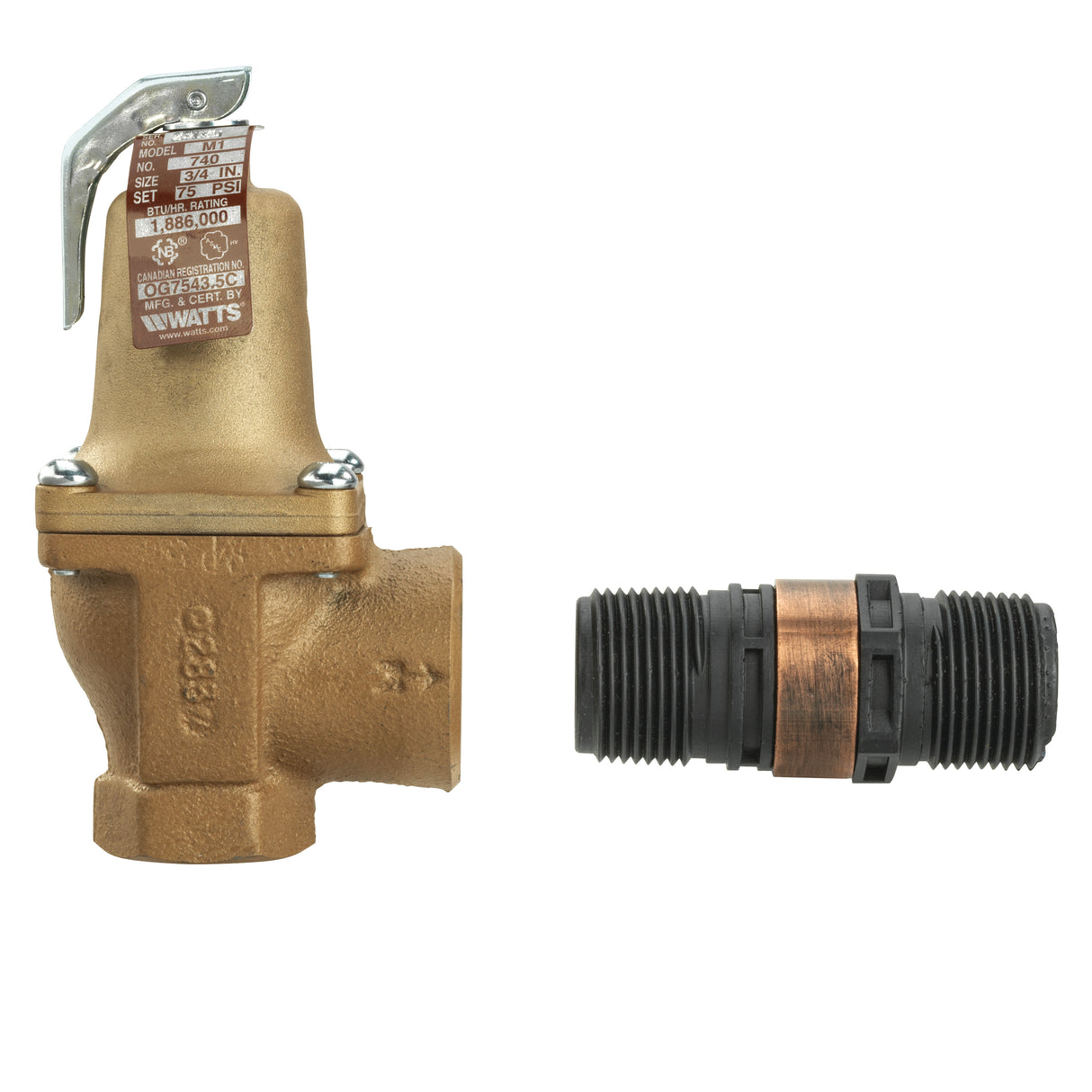 WWF382396 (Watts) | 3/4 740 070 FS | Relief Valves | 3/4 x 1