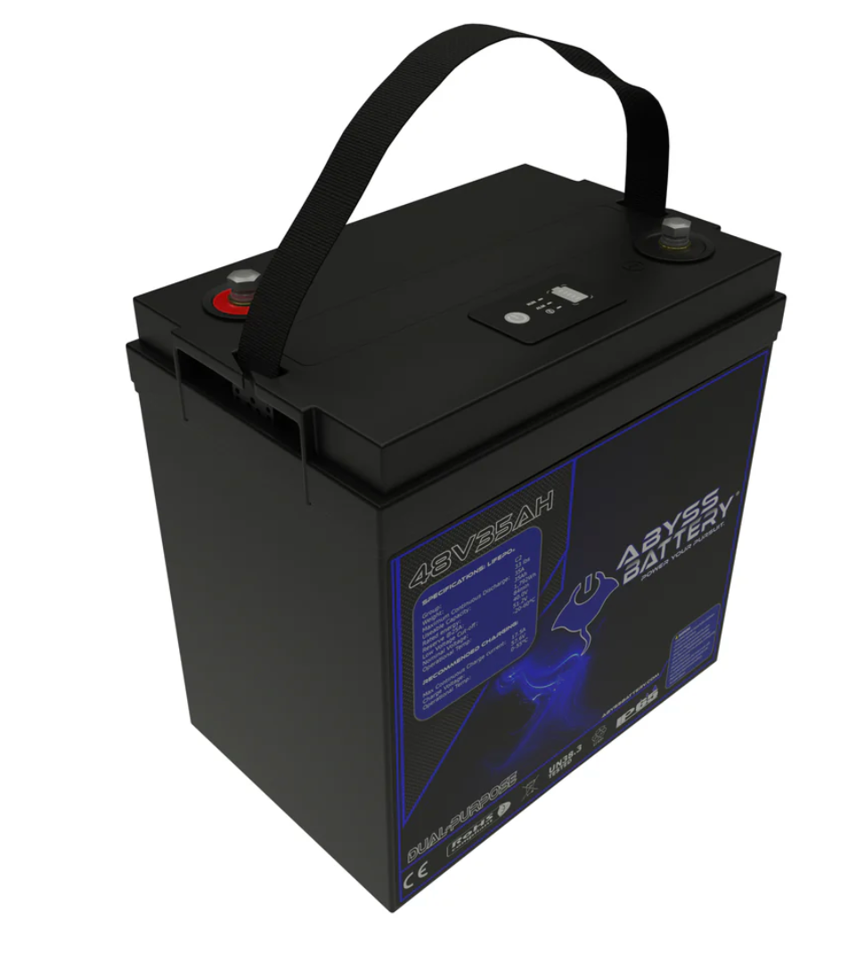 AB-48V35-BT - ABYSS® 48V 35Ah GC2 Lithium Golf Cart Battery