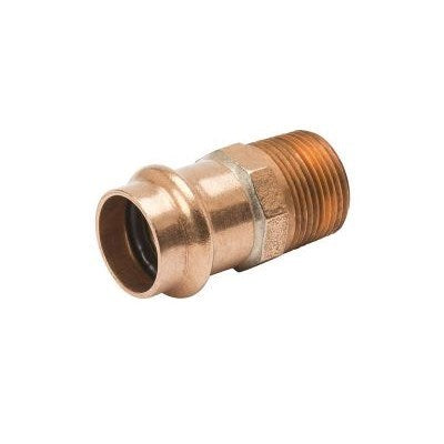 47835 (Parker) | PRS Red P X MPT Adapter 1-1/4 x 1-1/2 | Press Water Fittings | Adapter | Press x MPT | 1-1/4 x 1-1/2