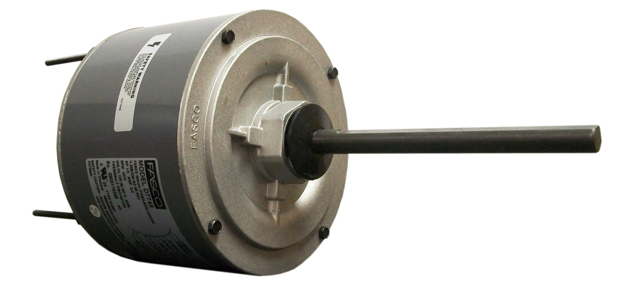 D7748 (Fasco) | Condenser Fan Motor | 0.33 HP | 1 Phase | Semi Enclosed | 1075 RPM | 208-230 Volts