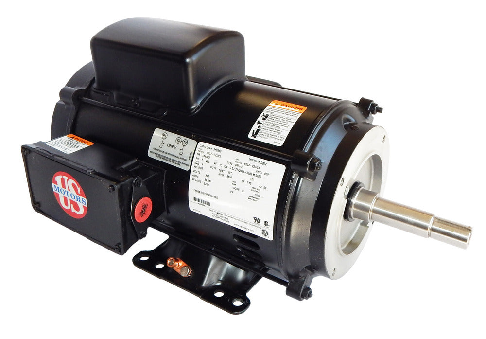 EEQ500 (US Motors/Nidec) | Close Coupled PumpMotor | 5 HP | 1 Phase | ODP | 3550 RPM | 230 Volts