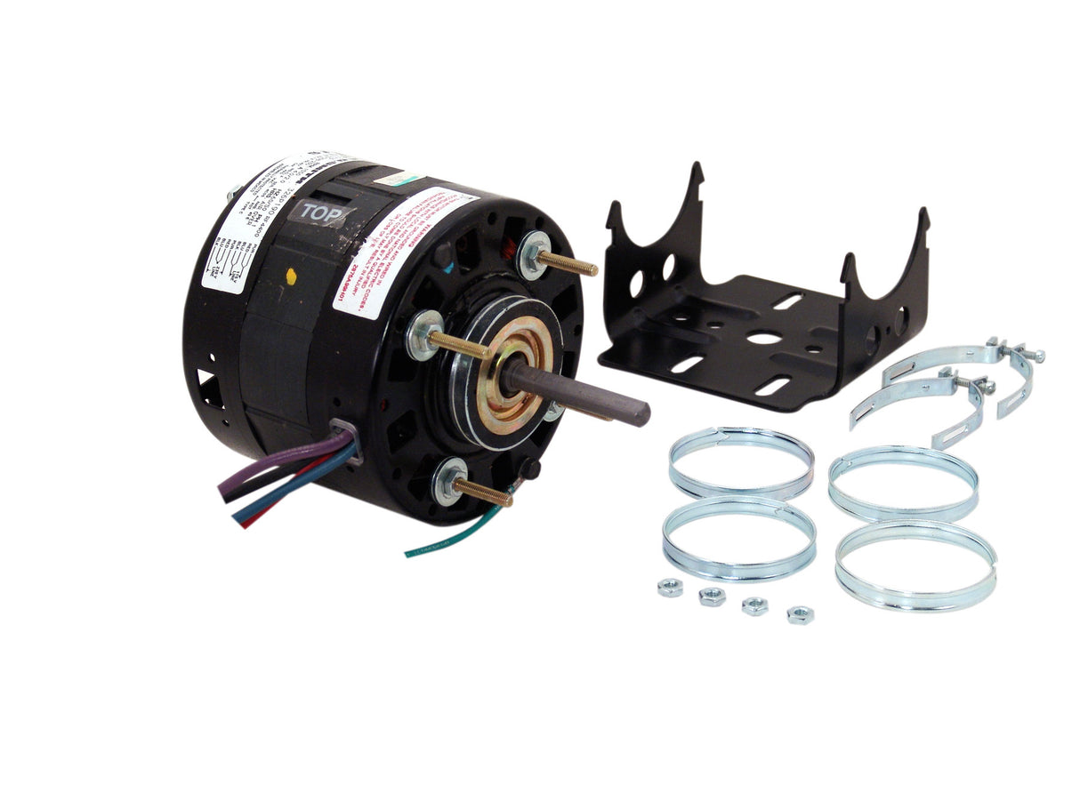 RF6403 (Century) | Refrigeration Motor | 0.1 HP | 1 Phase | Open Air Over | 1050 RPM | 115/208-230 Volts