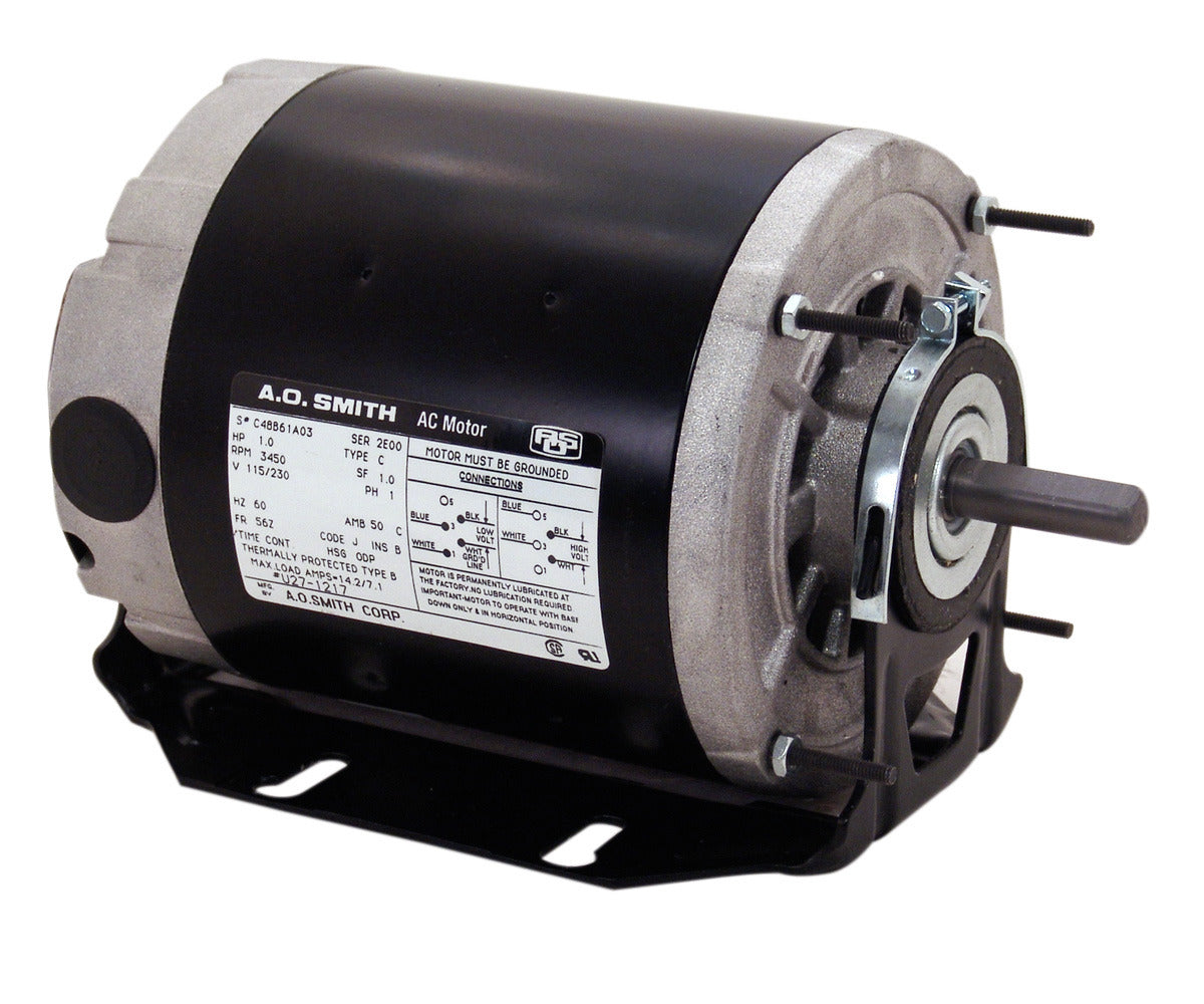 SGF2054AV2 (Century) | Fan And Blower Motor | 0.5 HP | 1 Phase | Open Air Over | 1725 RPM | 115 Volts