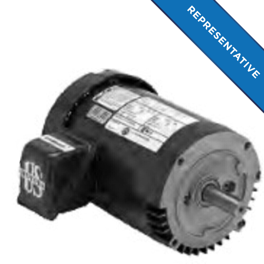 U34S1ACR (US Motors/Nidec) | GeneralPurposeMotor | 0.75 HP | 3 Phase | TEFC | 3500 RPM | 208-230/460 Volts