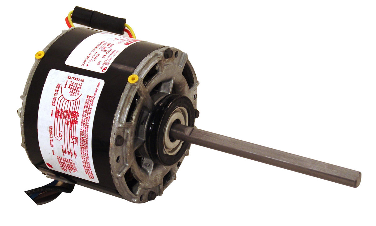 U595 (Century) | Fan Coil/Air Conditioner Motor | 0.13 HP | 1 Phase | Open Air Over | 1075 RPM | 277 Volts