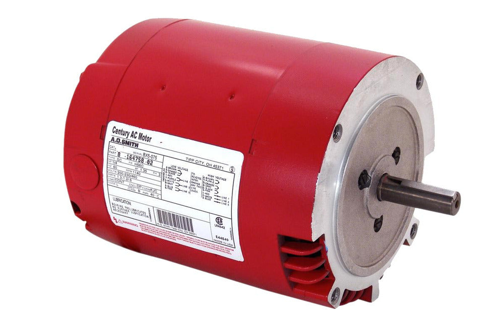 UH1048 (Century) | Hot Water Circulating Pump Motor | 1 HP | 3 Phase | ODP | 1725 RPM | 575 Volts