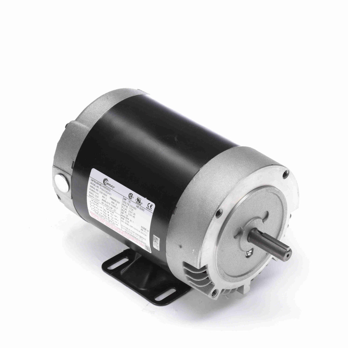 UH585AES (Century) | General Purpose Motor | 0.75 HP | 3 Phase | ODP | 1725 RPM | 230/460 Volts