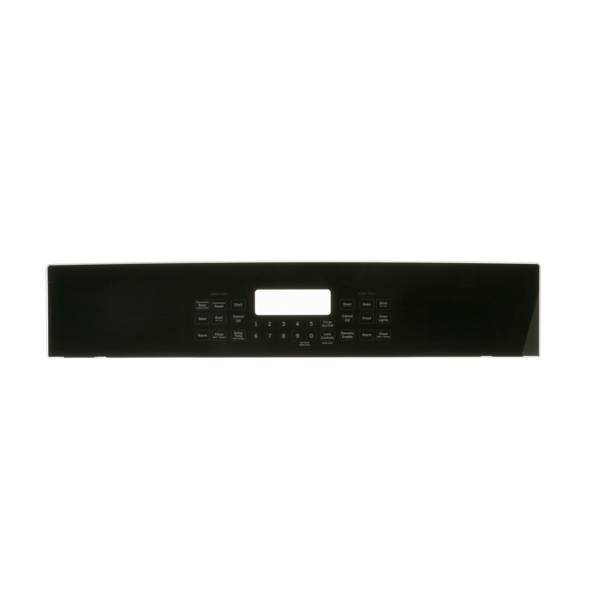 GE | (WB07T10758) Double Wall oven Control panel with glass touch BLACK 27" models