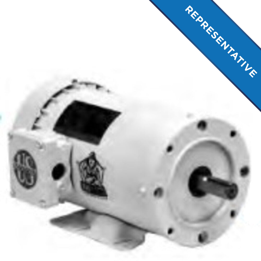 WD3P1ACR (US Motors/Nidec) | White EpoxyMotor | 3 HP | 3 Phase | TEFC | 3450 RPM | 230/460 Volts