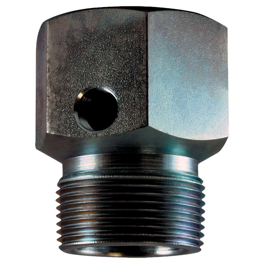 110825 (Squibb Taylor) Adapter-Rel Vlv 1 Mptx 1 Fpt 1/4 Bleeder