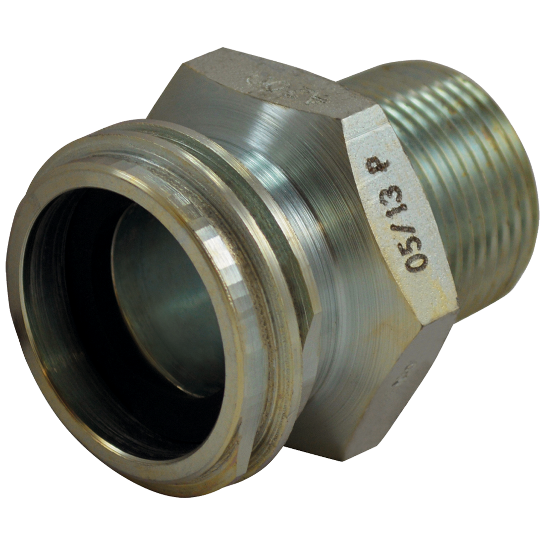 111425 (Squibb Taylor) Adapter-1-3/4 Ml Acme X 1 Mpt Steel