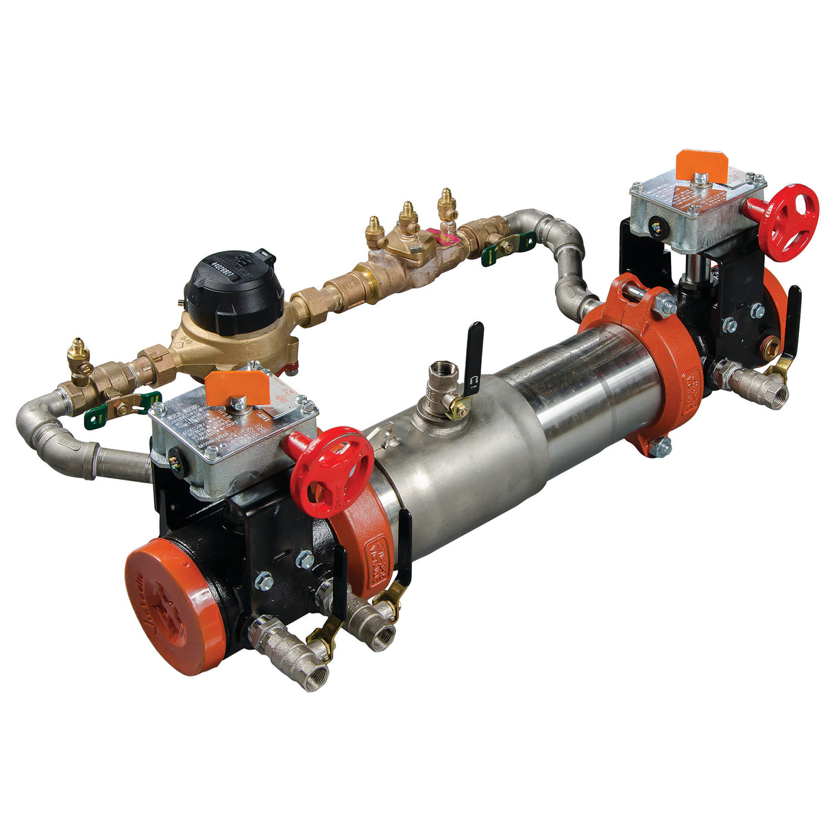 0124719 (Watts) | 8 LF757DCDA-BFG-CFM | Lead Free | Grooved X Grooved