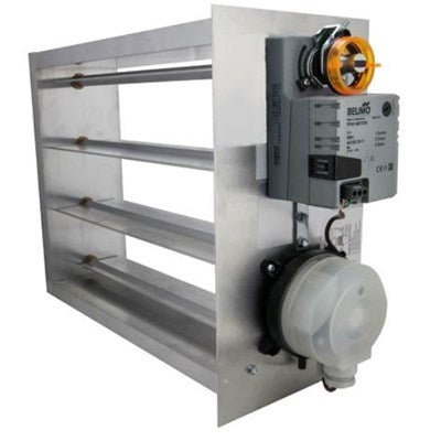 EB-2008 (Io HVAC Systems) | 20 x 08 HD Motorized Bypass Damp | IO HVAC Control | Damper