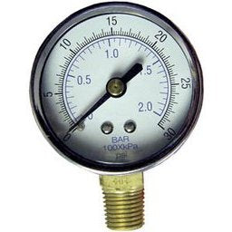 Engineered Specialty Products Part (101D-204C) 0-30 Psi Pressure Gauge 2 In. Dial
