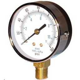 Engineered Specialty Products Part (101D-204E) 0-100 Psi Pressure Gauge 2 In.