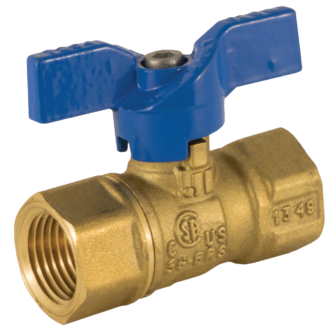 101-401 (Jomar Valve) Valve-Ball 1/4 Fip 2 Piece 600 Wog
