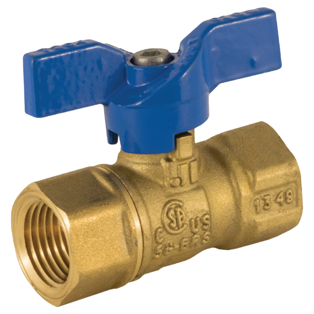 101-404 (Jomar Valve) Valve-Ball 3/4 Fip 2 Piece 600 Wog