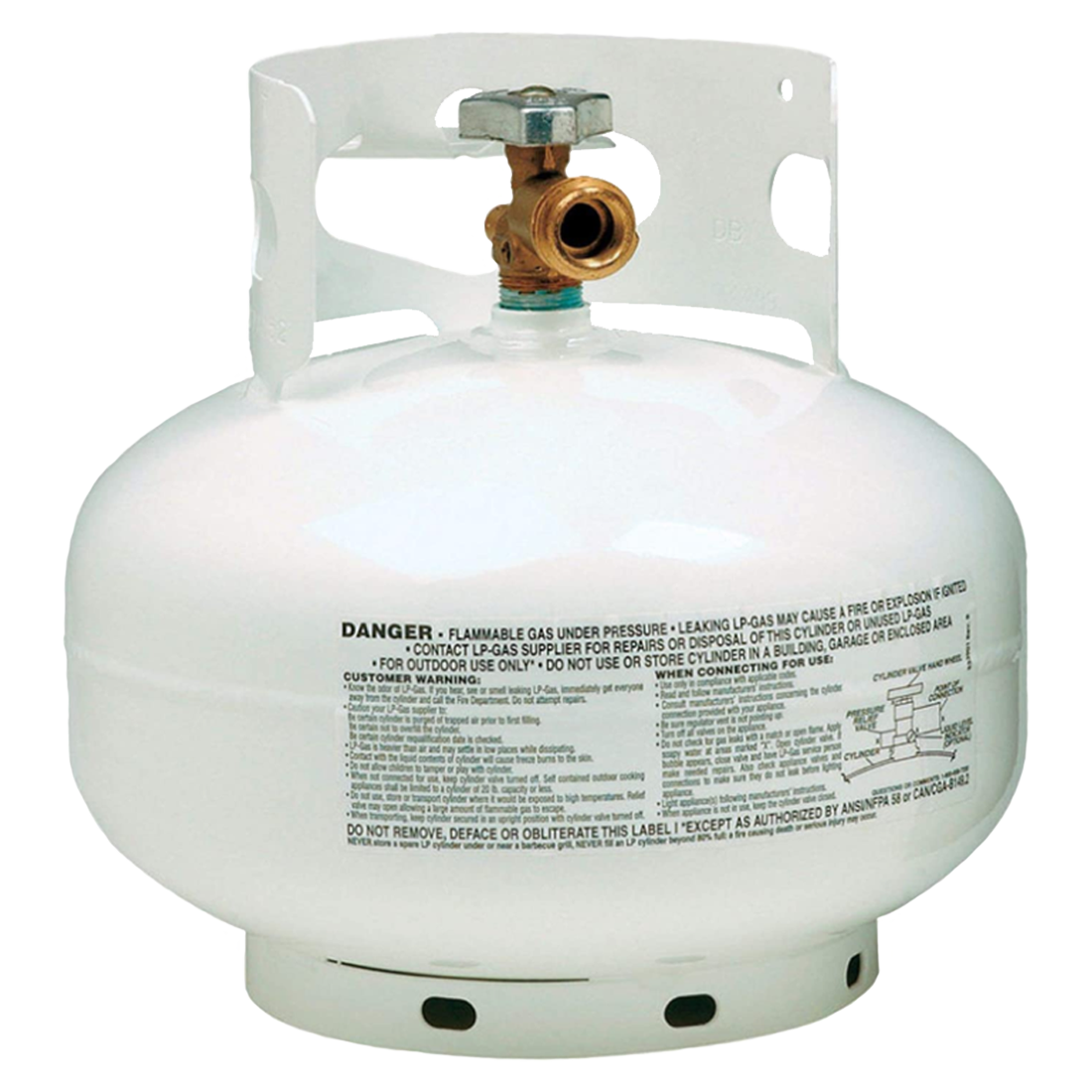 10393.1 (Manchester Tank) Cylinder-11 Lb Dot Opd Valve Squat