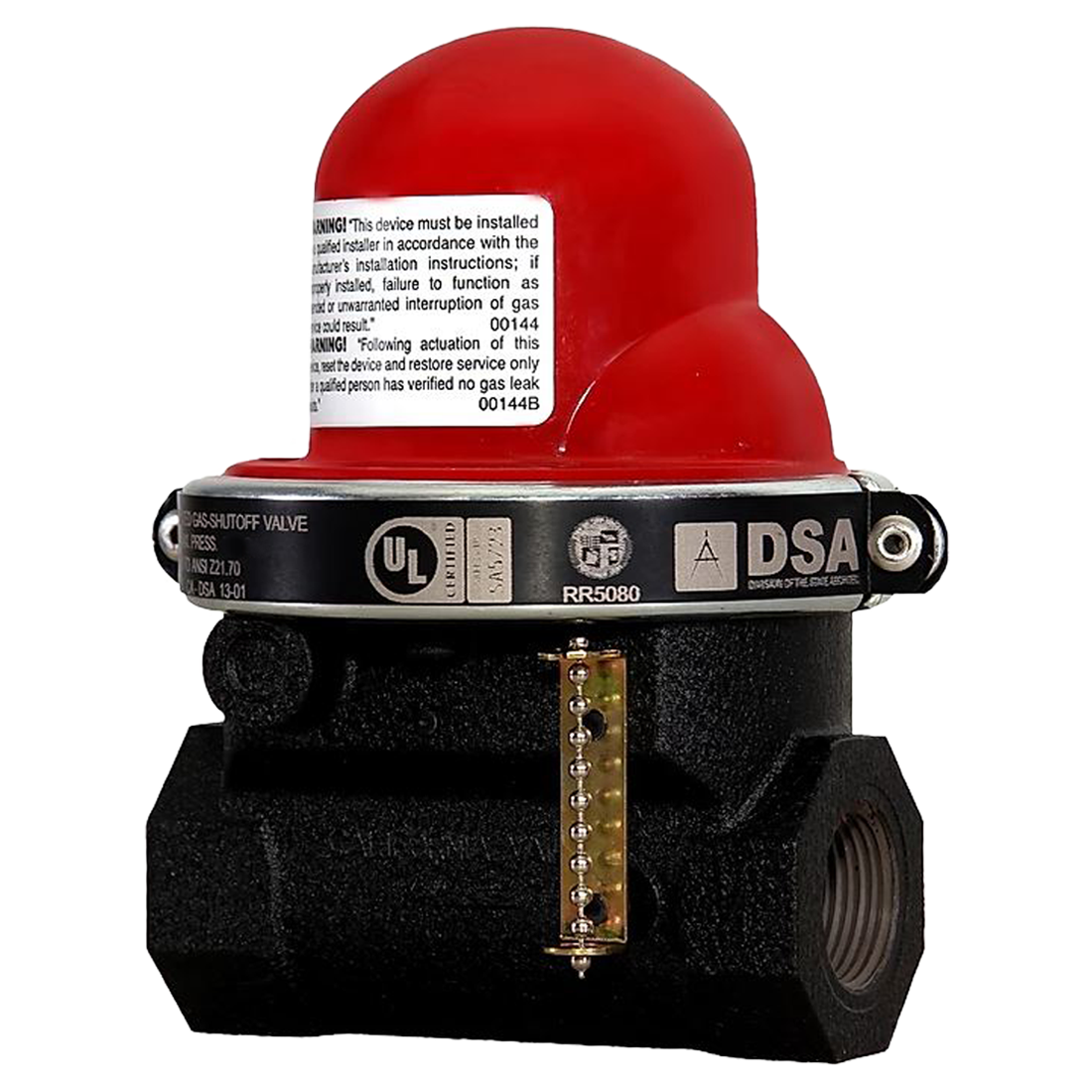 MODEL #311 (Pacific Seismic) Valve-Earthquake 1 Horiz 60 Psi