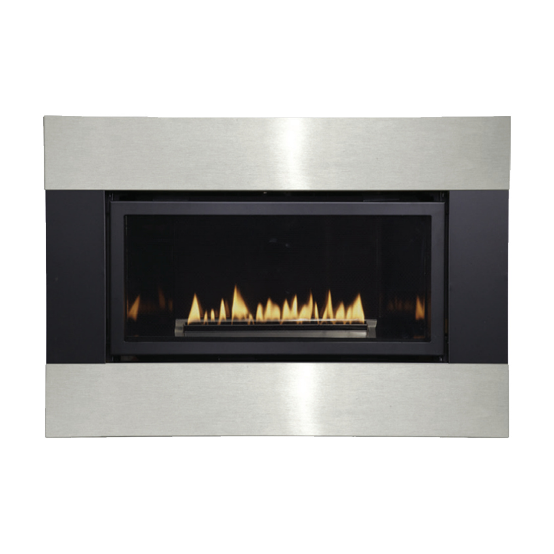 DFB36M4BLSS (Empire) Surround-Decor Metal Mat Blk/Ss Barscn