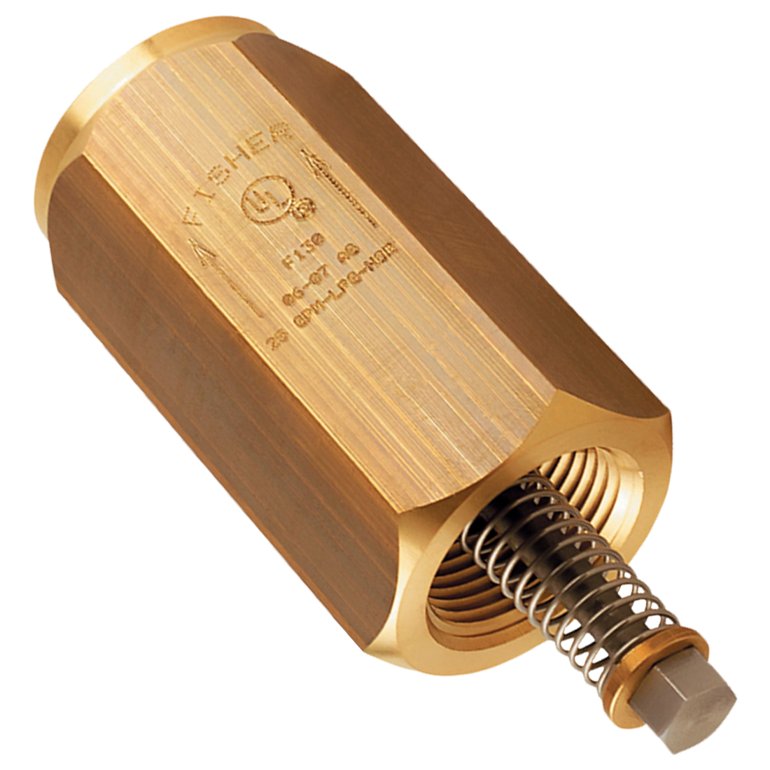 F170 (Fisher) Valve-Ex Flo 3/4 Fpt 6.6 Gpm Brass