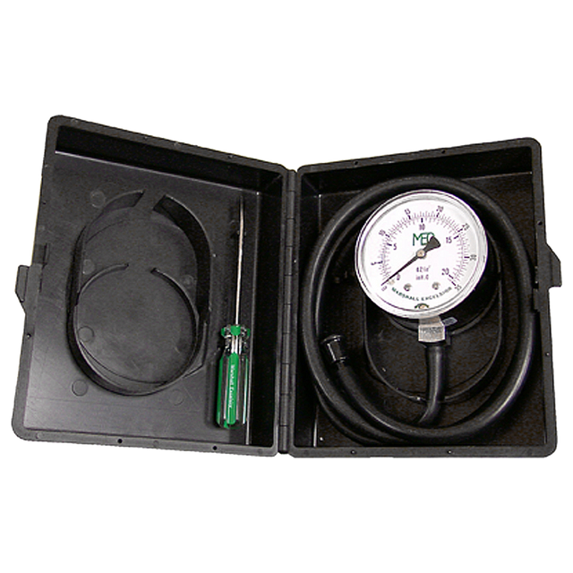 ME60P-2 (Marshall Excelsior) Gauge-Assy Test Case & Hose 0-35 Wc Adj