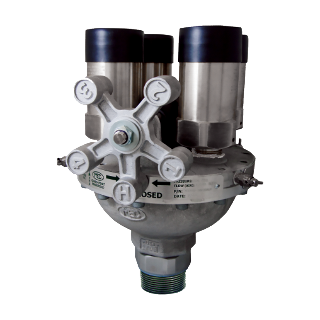 ME904S-16/250 (Marshall Excelsior) Manifold-Rel Vlv 4Por 2 Mpt Alm 250 Psi