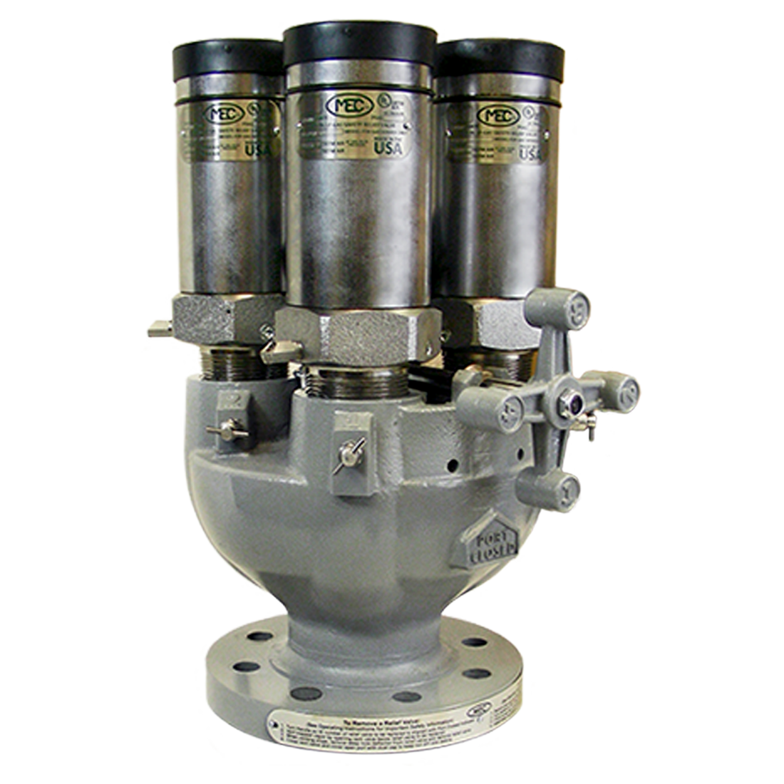 ME904S-4F/250CN (Marshall Excelsior) Manifold-Rel Vlv 4Por 2Flg 250Psi Not Ul