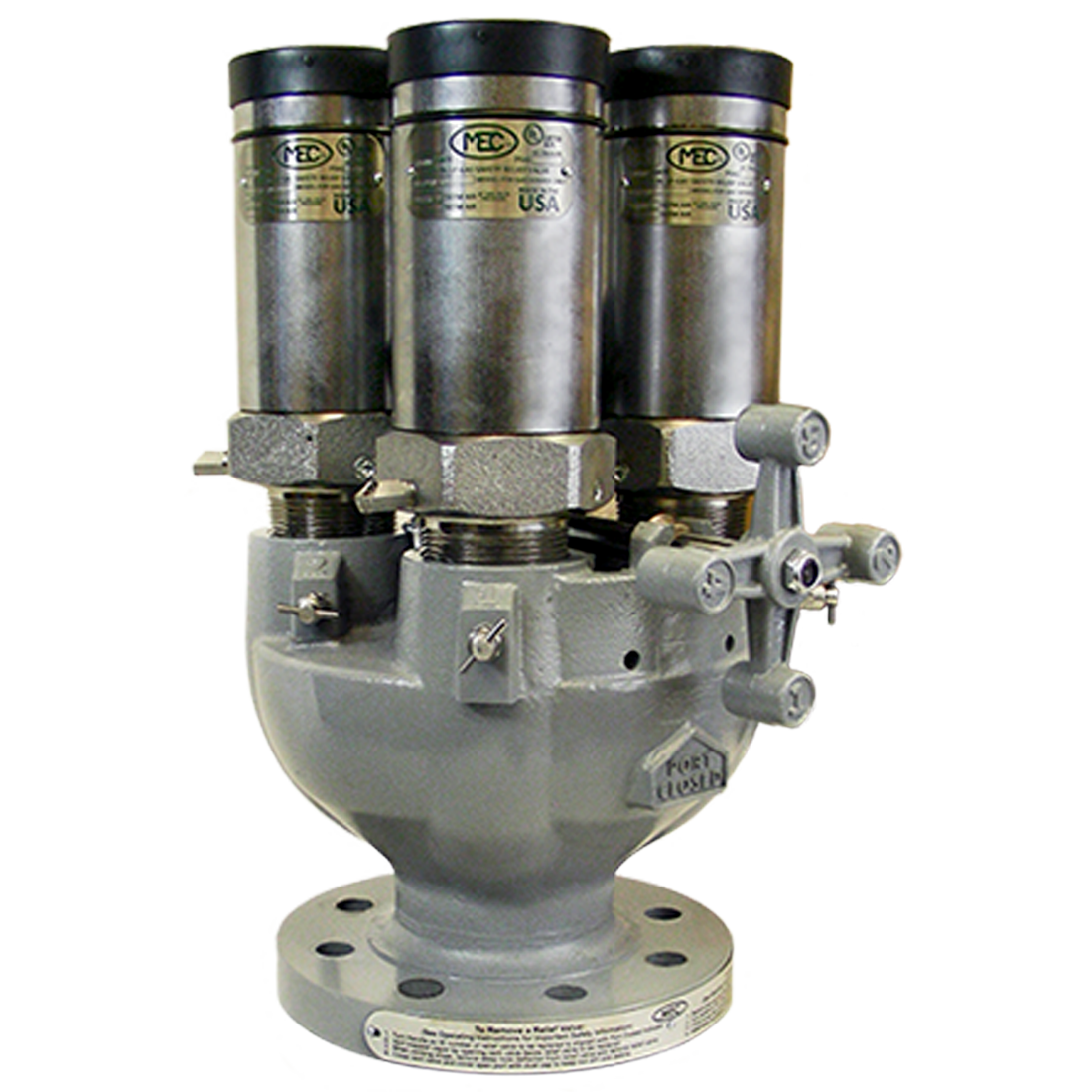 ME904S-4F/250VM (Marshall Excelsior) Manifold-Rel Vlv 4Por 4Flg 4 Rlf 250Psi