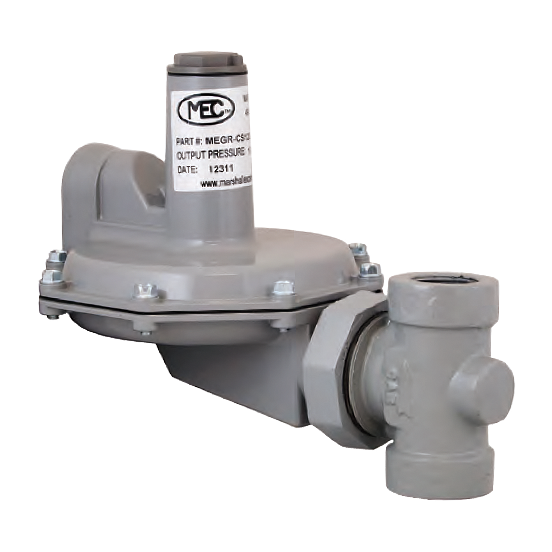 MEGR-CS1200IR6EC3 (Marshall Excelsior) Regulator-Ind 2Nd 1 Fpt 1/2 Orf 6-14 Wc