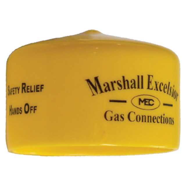 MEH501-.437 (Marshall Excelsior) Cap-Yellow .437 Id X 38H Black Logo