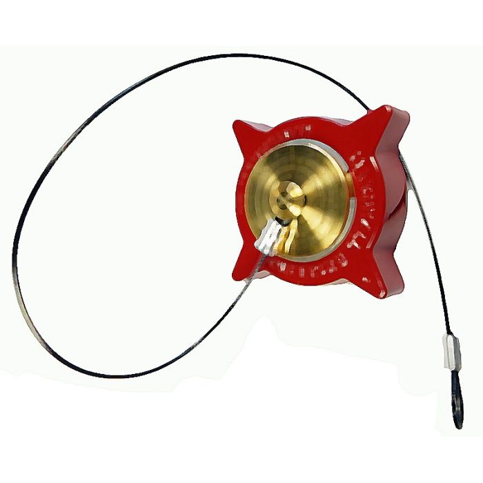ME441FR-1C (Marshall Excelsior) 3 1/4 In. Facme Brass Seal W/Cable
