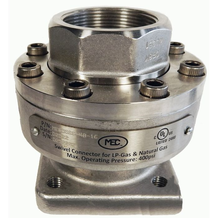 ME855SS-4B-16 (Marshall Excelsior) Excela-Flange Swivel, Straight,