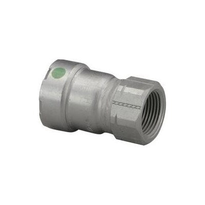 45741 (Megapress Fittings) | Female Adapter 2 X 1-1/4 PRS X FPT (1) | Megapress Fittings | Female Adapter | PRS X FPT | 2 X 1-1/4 | Carbon