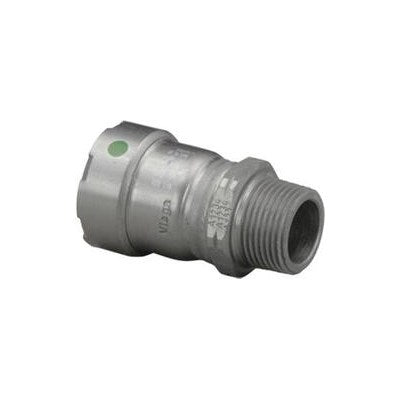 45805 (Megapress Fittings) | Male Adapter 3/4 PRS X MPT (10) | Megapress Fittings | Male Adapter | PRS X MPT | 3/4 | Carbon