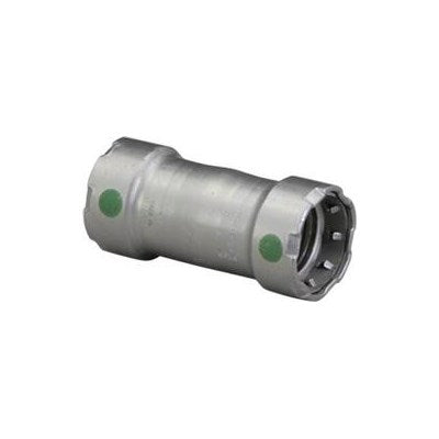 45074 (Megapress Fittings) | Coupling No Stop 1/2 PRS (10) | Megapress Fittings | Coupling No Stop | PRS X PRS | 1/2 | Carbon