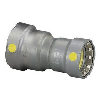 46027 (Megapress Fittings) | Coupling 1 X 3/4 PRS (1) | Megapress Gas Fittings | Coupling | PRS | 1 X 3/4 | Carbon