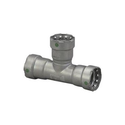 45497 (Megapress Fittings) | Tee 2 X 2 X 3/4 PRS (1) | Megapress Fittings | Tee | PRS X PRS X PRS | 2 X 2 X 3/4 | Carbon