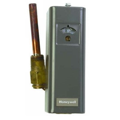 L4006B1155 (Honeywell) | Hi/Lo Lmt BR On Fall 100-240F 5-30F AD | Aquastat | Horiz or Vert | 100-240