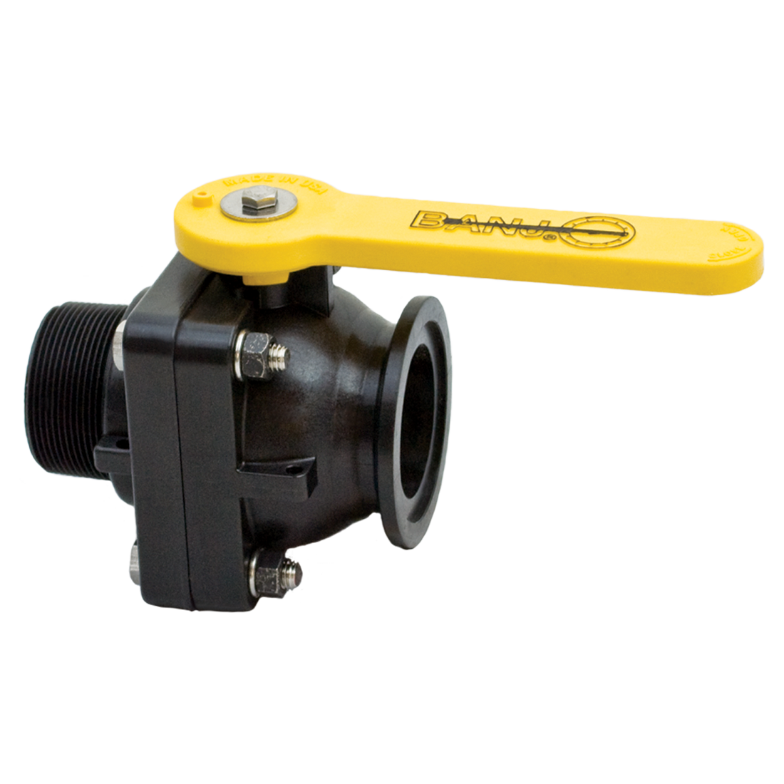 MVSMT220FP (Banjo) Valve-Mfld Stubby 2 Fp Flg X 2Mpt Stub