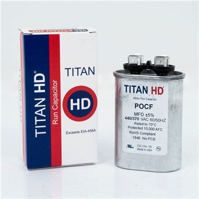 POCF10A (Packard) | Titan HD 10MFD 440/370V Oval | Capacitor