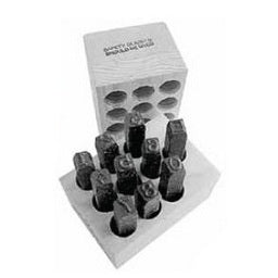 Young Brothers Stamp Works,Inc Part (05101) 3/16 In. Numbers Stampset With 'E'