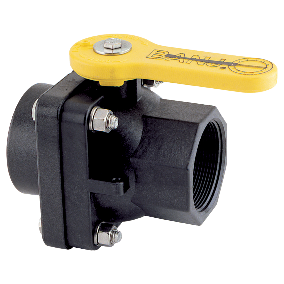 VS204FP (Banjo) Valve-Ball Fp 2 Fnpt X 2 Fnp Stubby