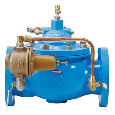 WW8853-11 (Watts) | 6 In Globe Pressure Reducing Control Valve | Flanged | Isolation Cocks | Y-Strainer