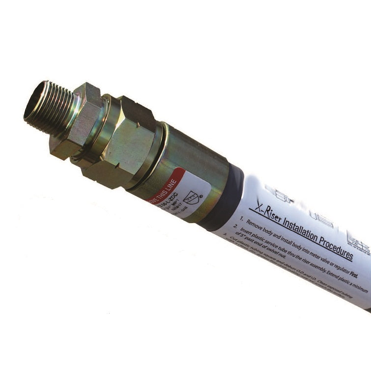 XR-17C-12-72 (Chicago Fittings) X Flex Riser 3/4 MPT X 3/4 Ips